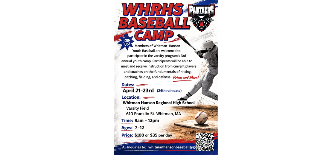 Whitman Hanson Panthers Baseball Camp